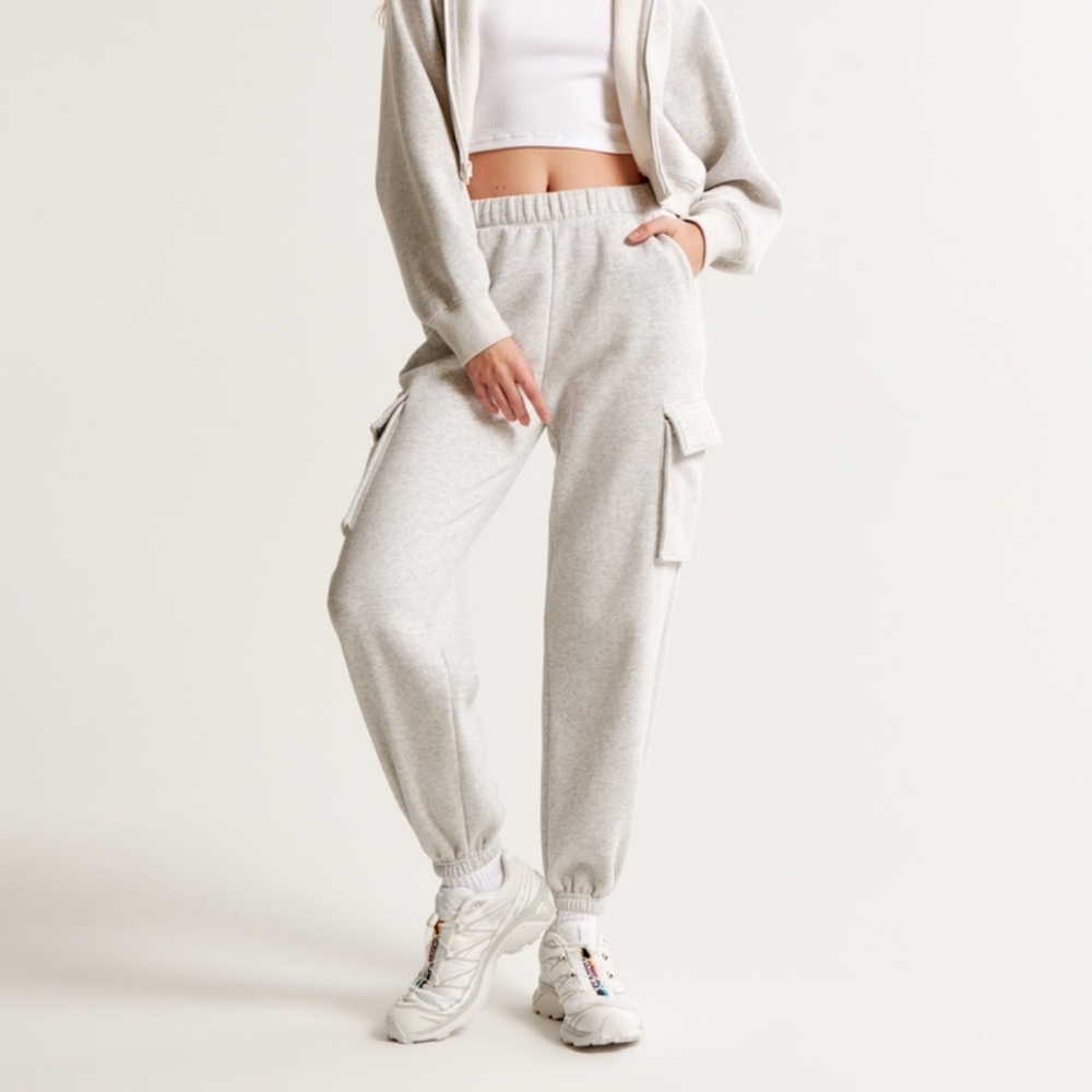 Abercrombie & Fitch Gray Track Pants